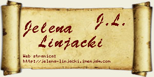 Jelena Linjački vizit kartica